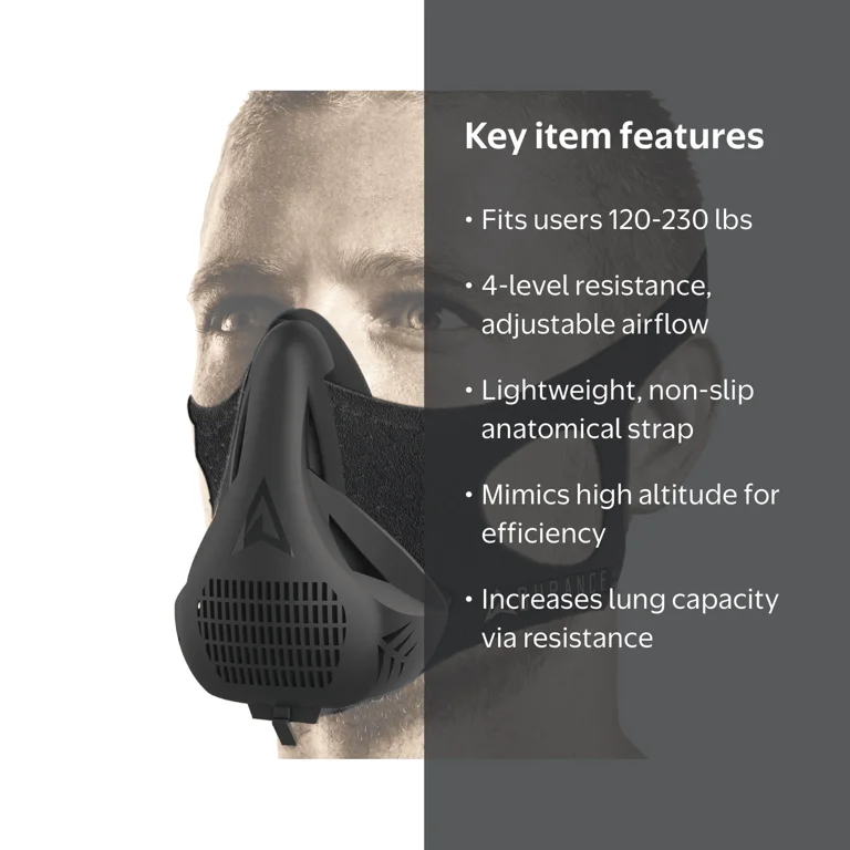 ALIVEN Mask アイマスク　インヴェル　アライヴン Adurance High Altitude Training Mask - Walmart.com