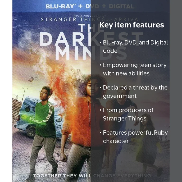 The Darkest Minds (Blu-ray + DVD + Digital Code) - Walmart.com