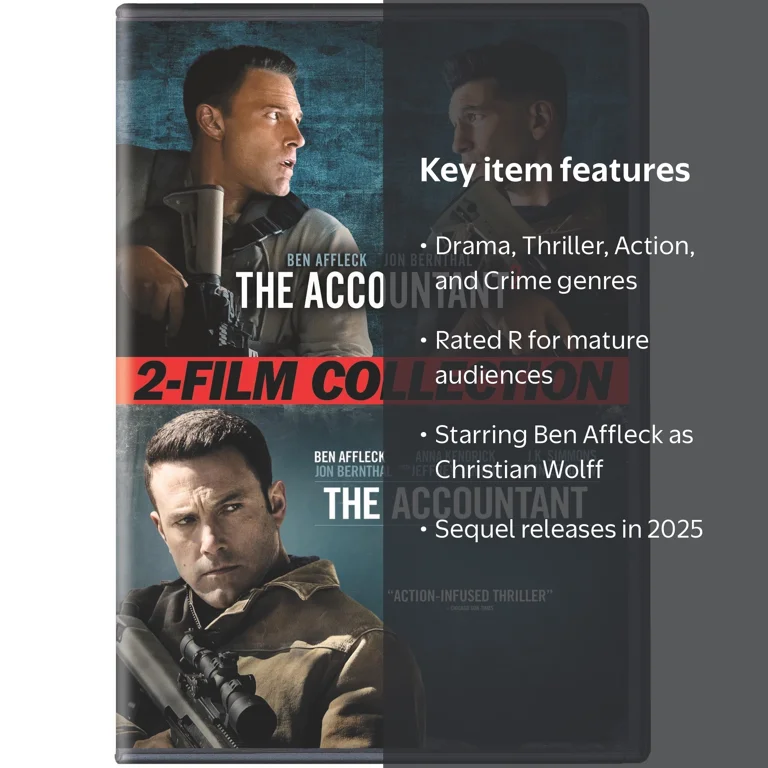 The Accountant 2-Film Collection (DVD), Action, Warner Bros