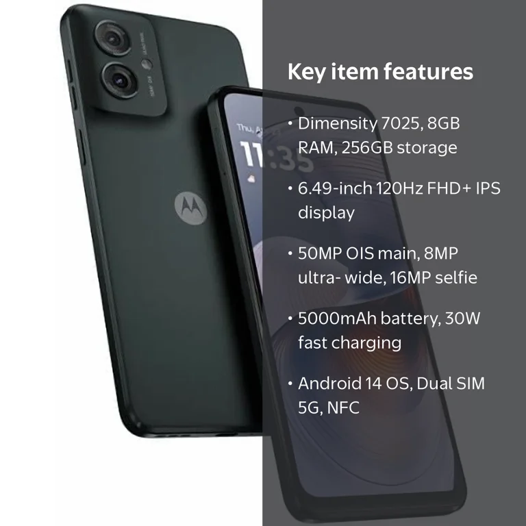 Motorola Moto G55 5G 8GB RAM 256GB | 6.49” 120Hz IPS LCD Display