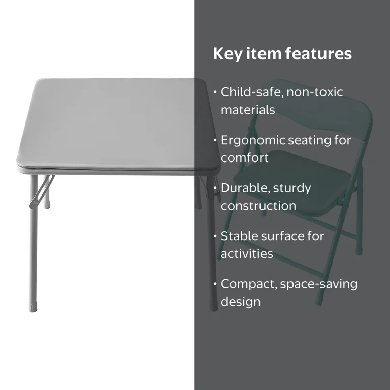 Little Nest Junior Activity Table and Chair Set, 2-Piece - Walmart.com