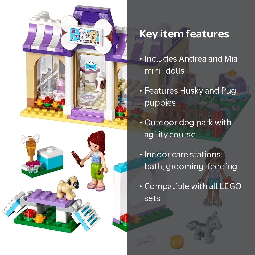 LEGO Friends Heartlake Puppy Daycare 41124, 286 pcs - Walmart.com