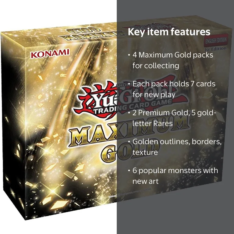 Yu-Gi-Oh Maximum Gold Box - Ultra Rare Deck Collection - Walmart.com