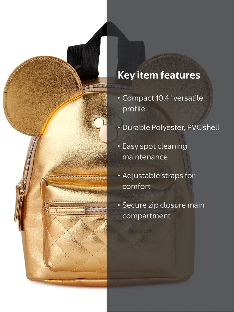 joes mini gold backpack Yves Saint Laurent Black Lambskin Matelasse Monogram Joe Drawstring Ba Mills Jewelers & Loan This backpack features a spacious main compartment with an internal water bottle pocket and space for books Disney Mickey Mouse Women's Mini