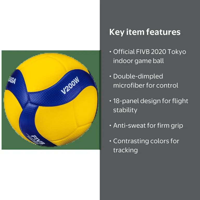 Mikasa V200W バレーボール 東京2020 Mikasa Professional Size Sports Ball V200W - Official FIVB/2020