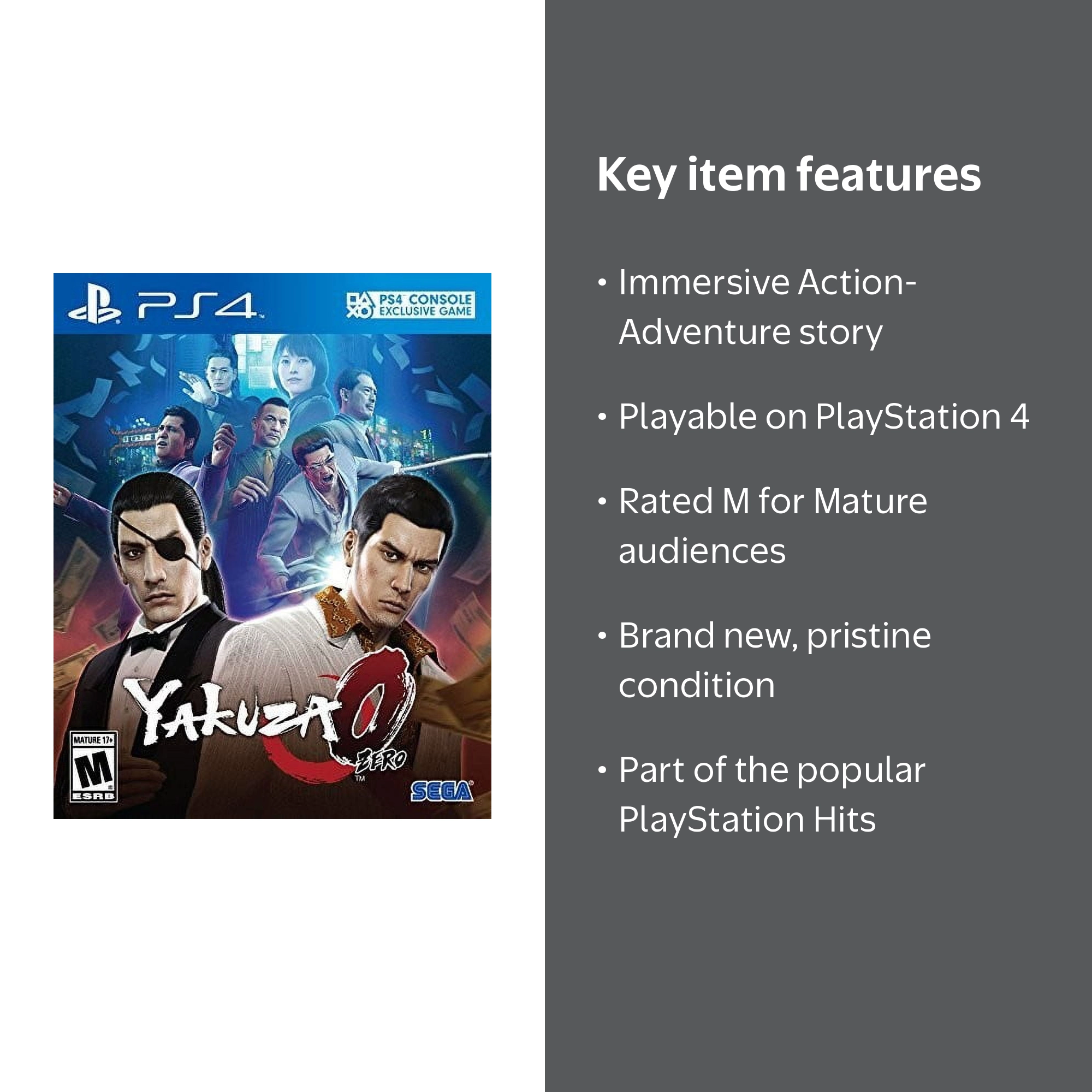 SEGA, PlayStation 4 Game, 010086632064, PlayStation Hits - Walmart.com