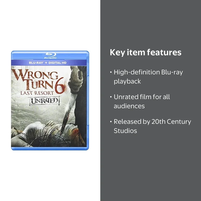20th Century Studios, Blu-ray, Wrong Turn 6 Last Resort - Walmart.com