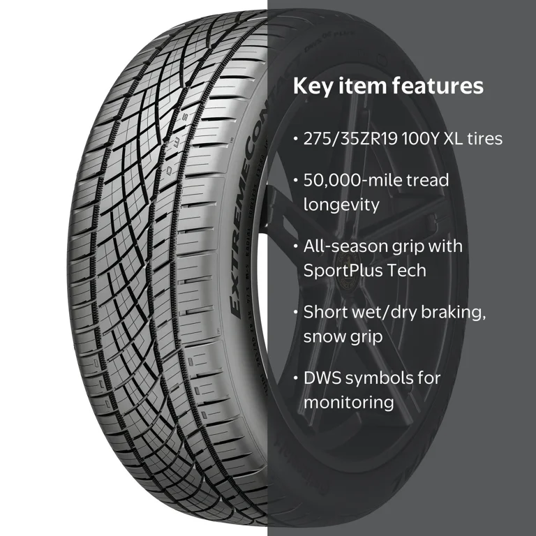 Continental, Passenger Tire, 275/35ZR19 100Y XL, All Season