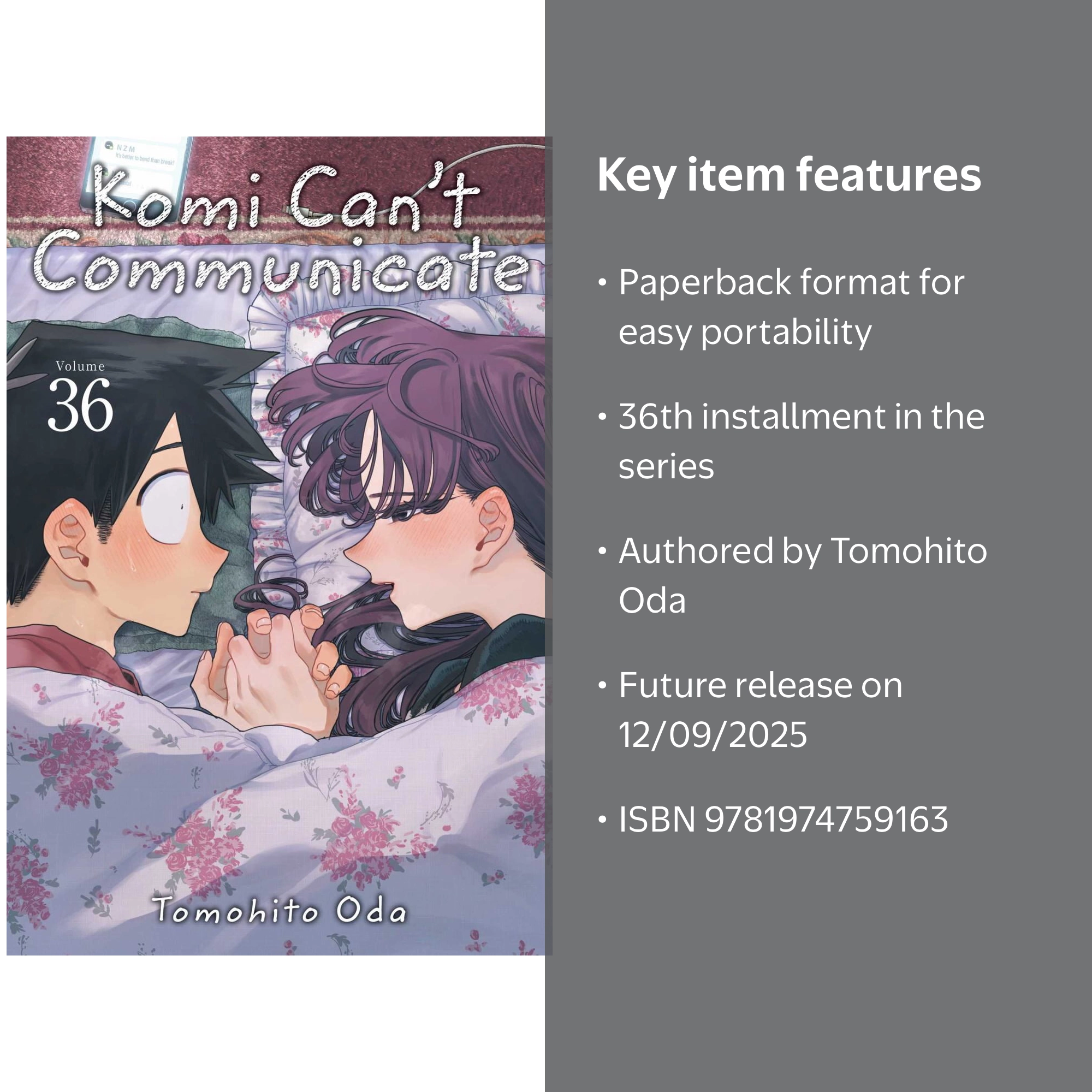 Komi Can't Communicate, Vol. 36 (Paperback) - Walmart.com