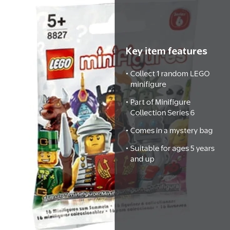 Lego Minifigure Collection Series 6 Mystery 