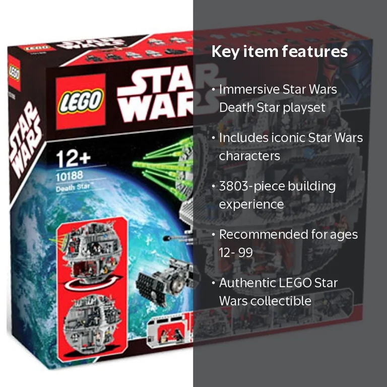 LEGO, Star Wars Death Star LEGO Set 10188, 3803 Pieces