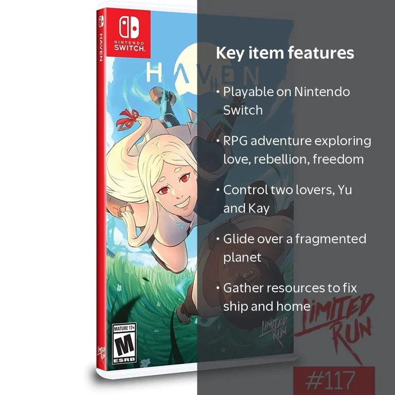 Nintendo Switch Game - Haven: Limited Run #117, Indie Adventure