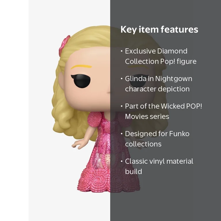 Funko Wicked POP! Movies Glinda in Nightgown Vinyl Figure (Diamond