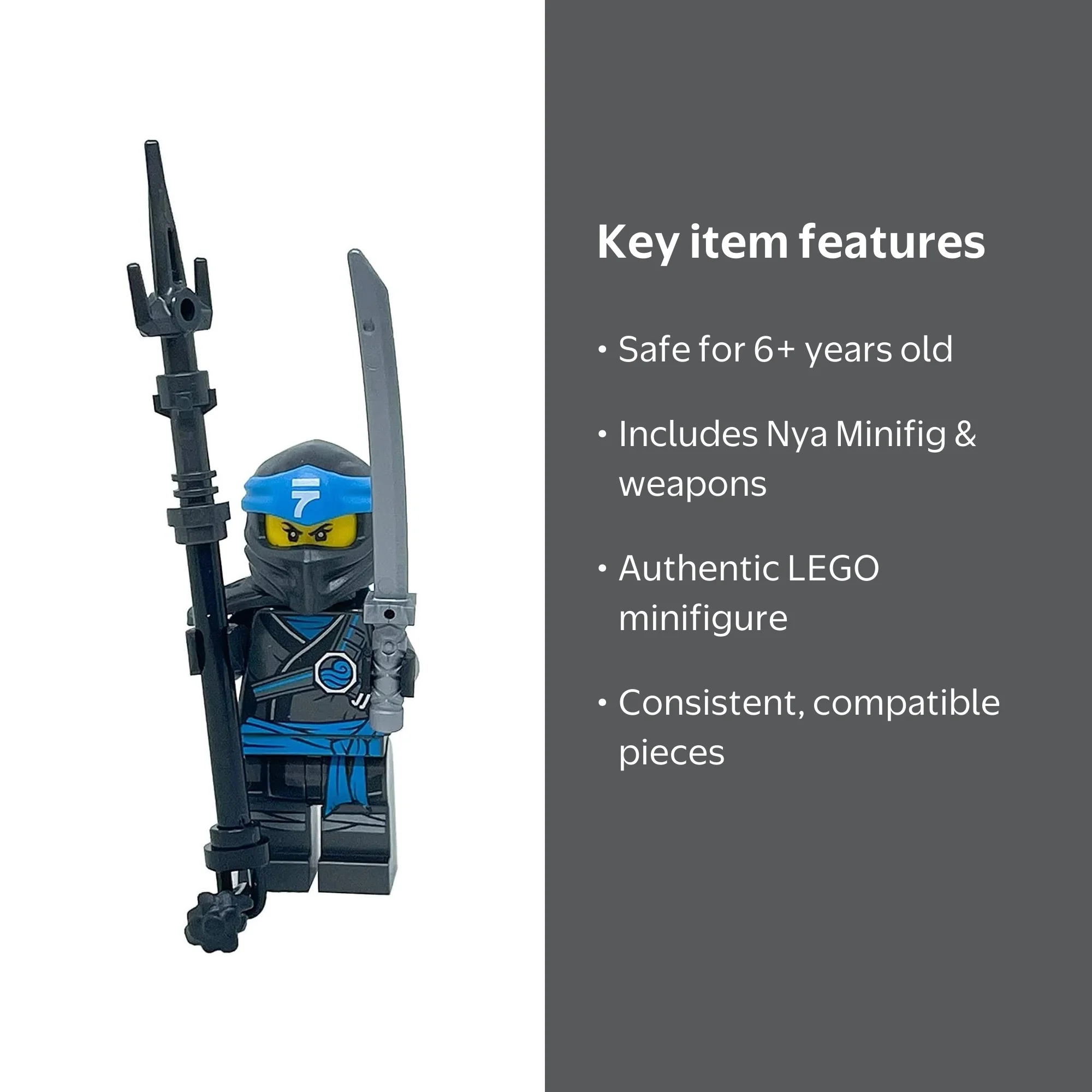 LEGO Ninjago Secrets of The Forbidden Spinjitzu Kid's Nya Mini