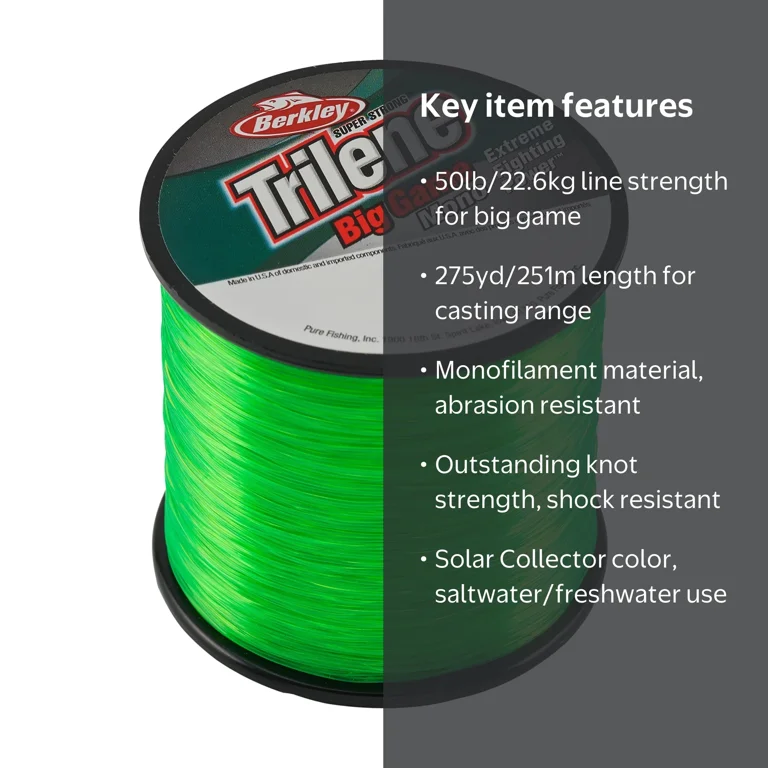 Berkley Trilene® Big Game™ Monofilament Fishing Line, Solar
