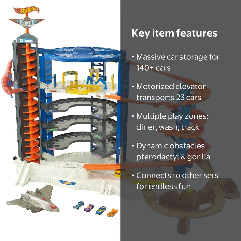 Hot Wheels Super Ultimate Garage Pterodactyl Truck Vehicle Playset