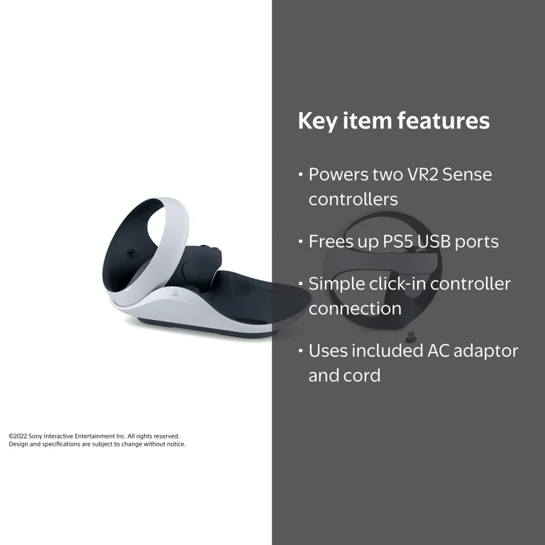 Free Shipping! PlayStation VR2 Sense Controller Charging Station