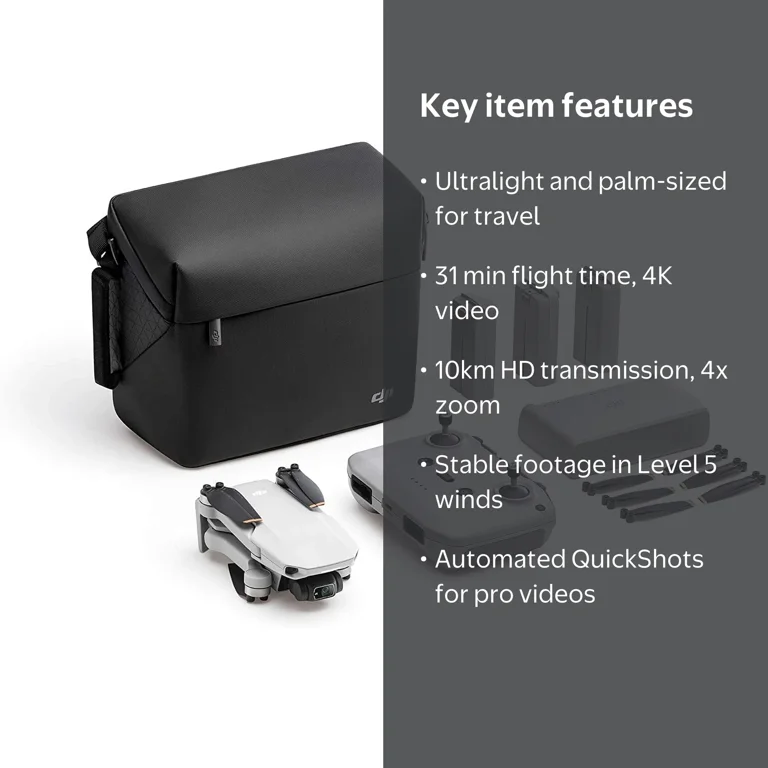 DJI Mini 2 Fly More Combo - Ultralight 4K Camera Drone, model-CP