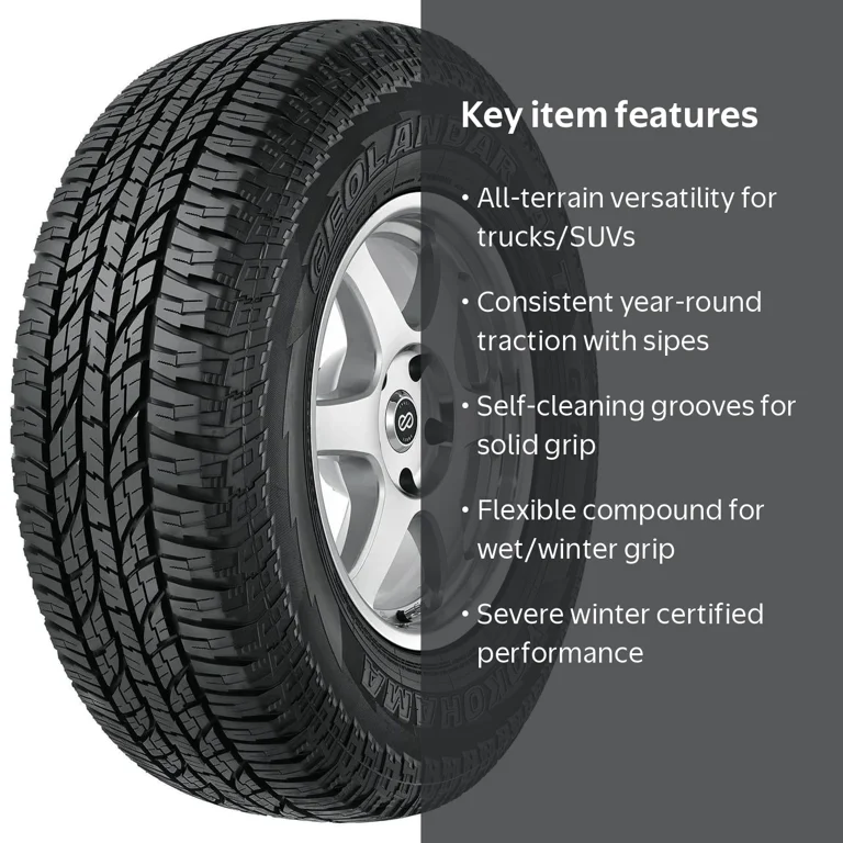 Yokohama Geolandar AT G015 All Terrain P265/70R16 111T Light Truck