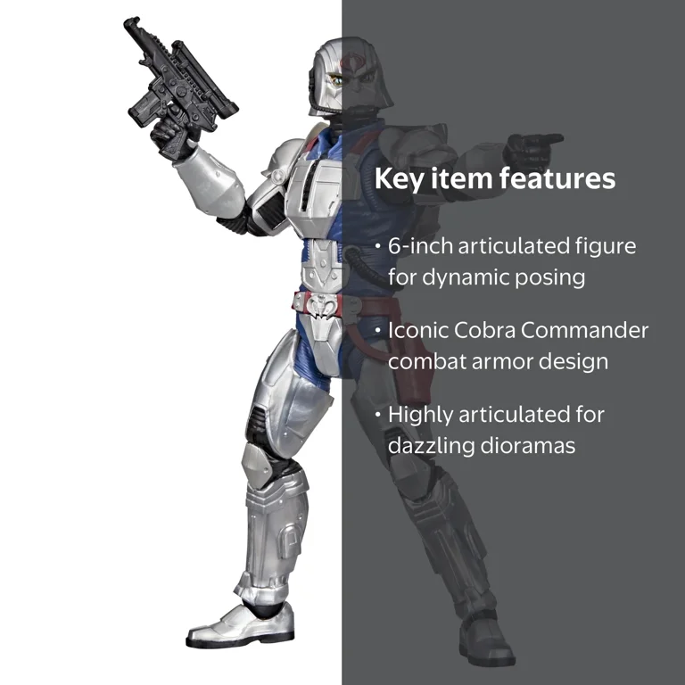 G.I. Joe, Action Figure, 168, Cobra Commander With Combat Armor