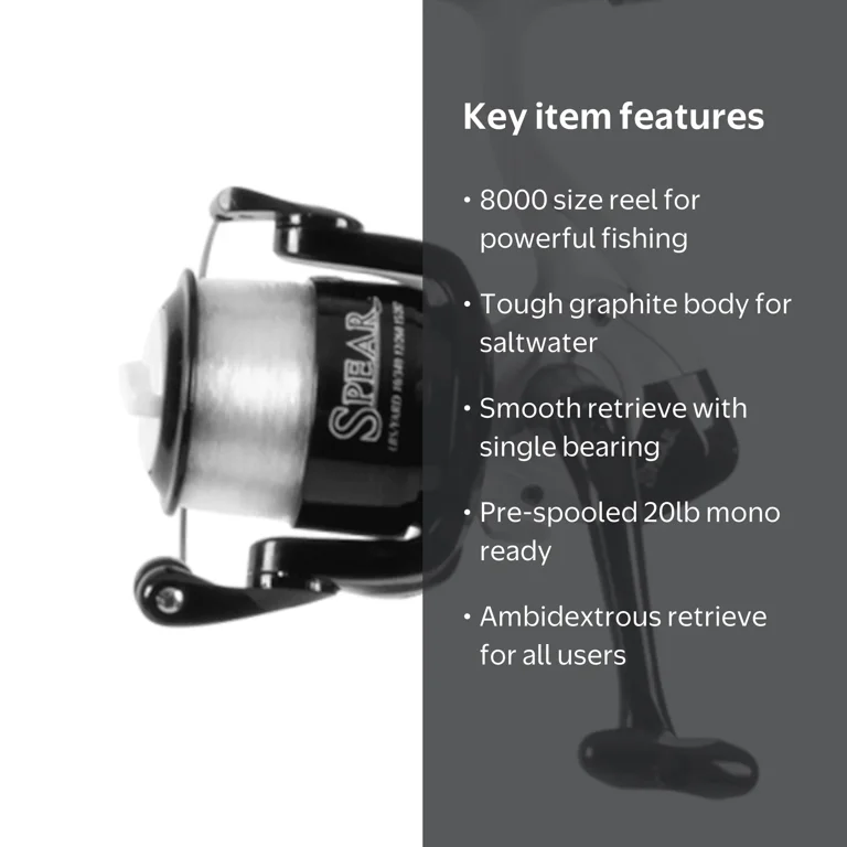cyber monday 2015 fishing reel deals Fishdrops Reels Spinning, Lightweight Spinning Reel, 15.5 LBs Max Drag, 5.1:1/5.5:1 High Speed Ultra Smooth Powerful with CNC Aluminum Spool Spinning Reels Freshwater(Black/Gold) : Sports & Outdoors Drag force too loose will cause running fish Tsunami Spear II Spinning Reel