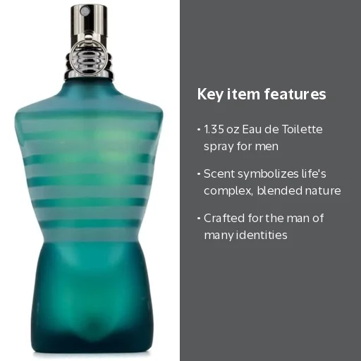 Jean Paul Gaultier, Le Male Eau de Toilette Spray, 1.3 oz Jean Paul Gaultier, Le Male Eau de Toilette Spray, 1.3 oz