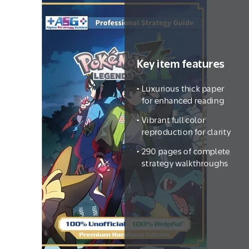 Pokemon Legends Z-A Strategy Guide Book, 9781915980199, Hardcover