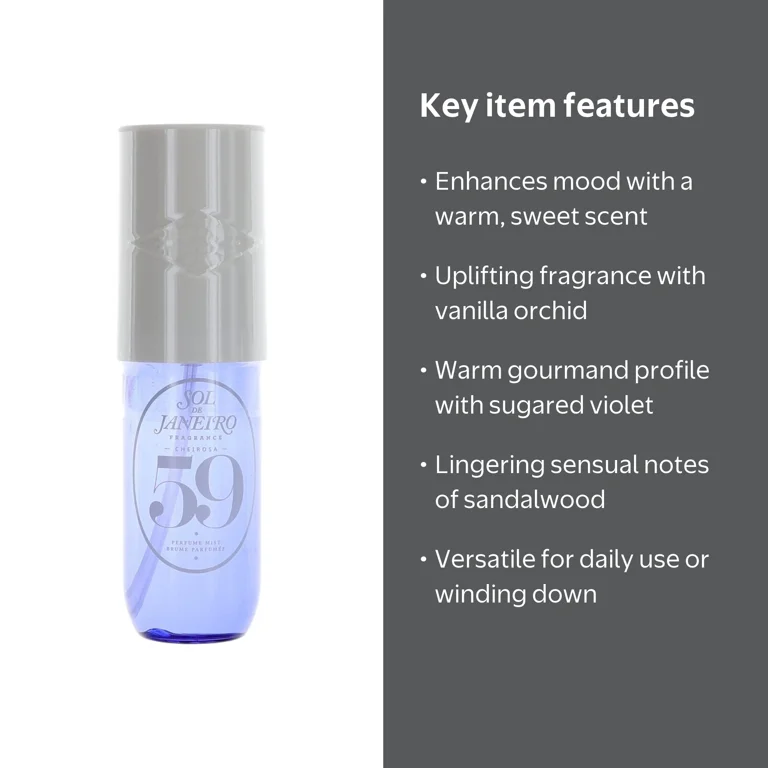 Sol de Janeiro Cheirosa 59 Delicia Drench Perfume Mist, 3 oz