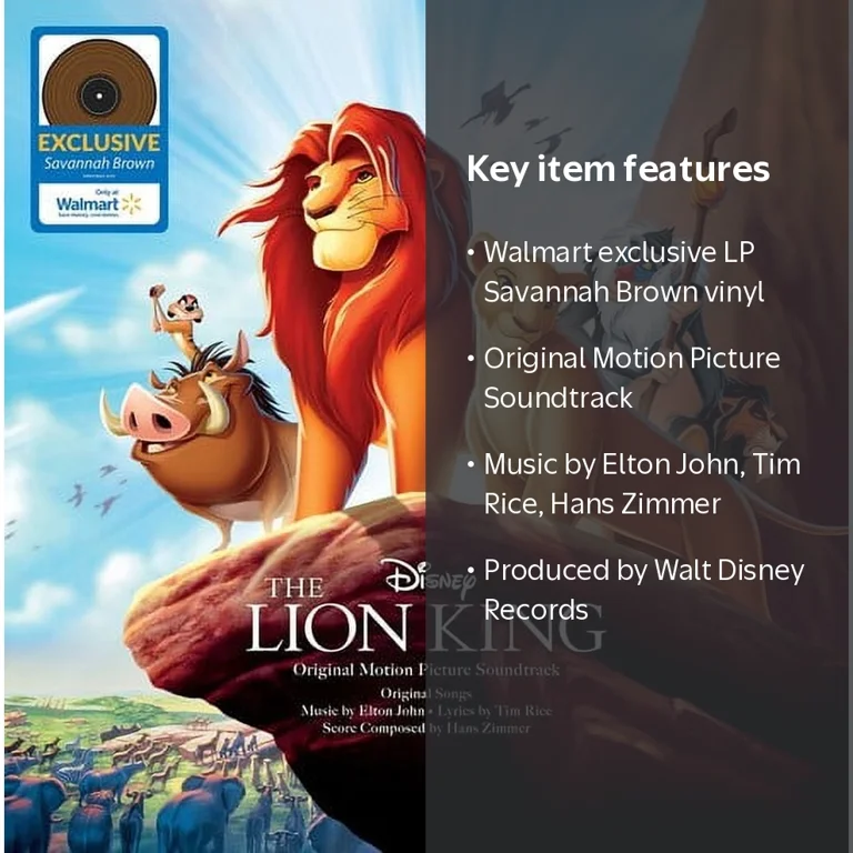 Lion King / O.S.T. (WM) - The Lion King - Original Motion Picture