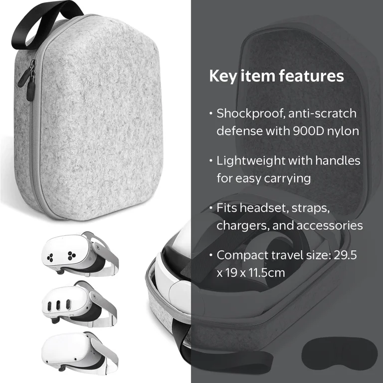 Prociv, Hard Carrying Case, Waterproof Shockproof Travel Bag Gray Prociv, Hard Carrying Case, Waterproof Shockproof Travel Bag Gray