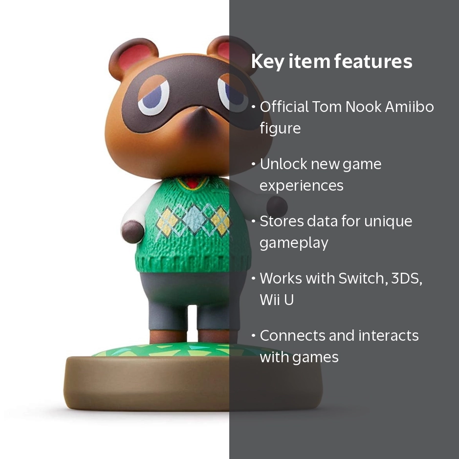 Tom Nook Nintendo® Amiibo Figure Animal Crossing Bulk Pack for
