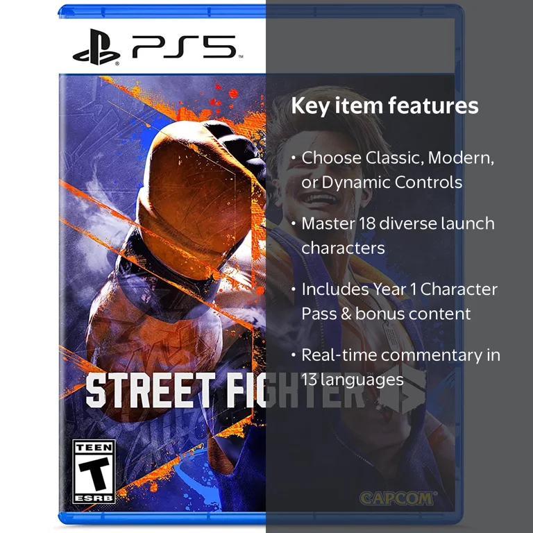 Capcom, Street Fighter 6, PlayStation 5 Game with New Modes