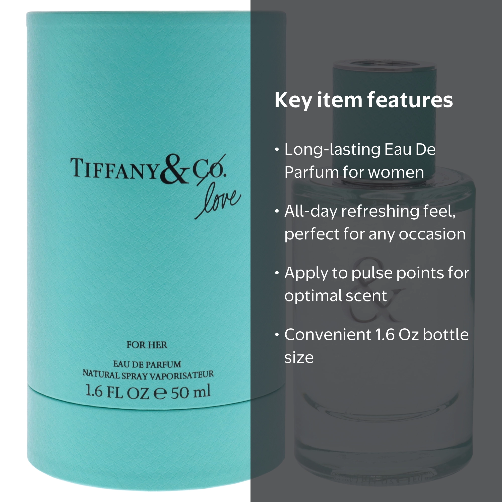 Tiffany & Co., Tiffany & Love Eau De Parfum, 1.6 Oz, Perfume for