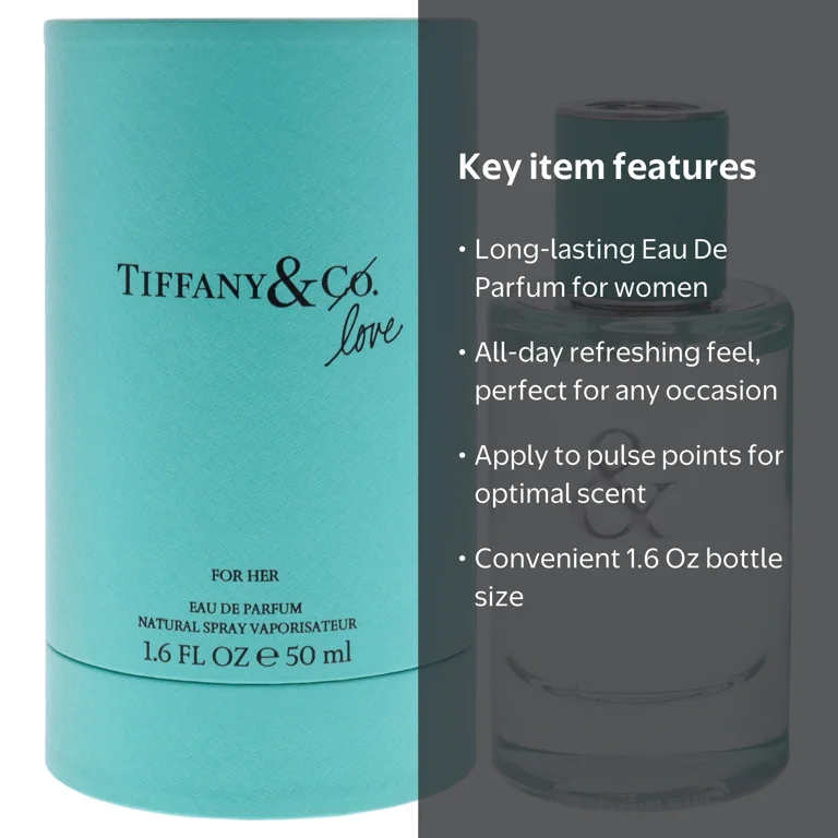 Tiffany & Co., Tiffany & Love Eau De Parfum, 1.6 Oz, Perfume for