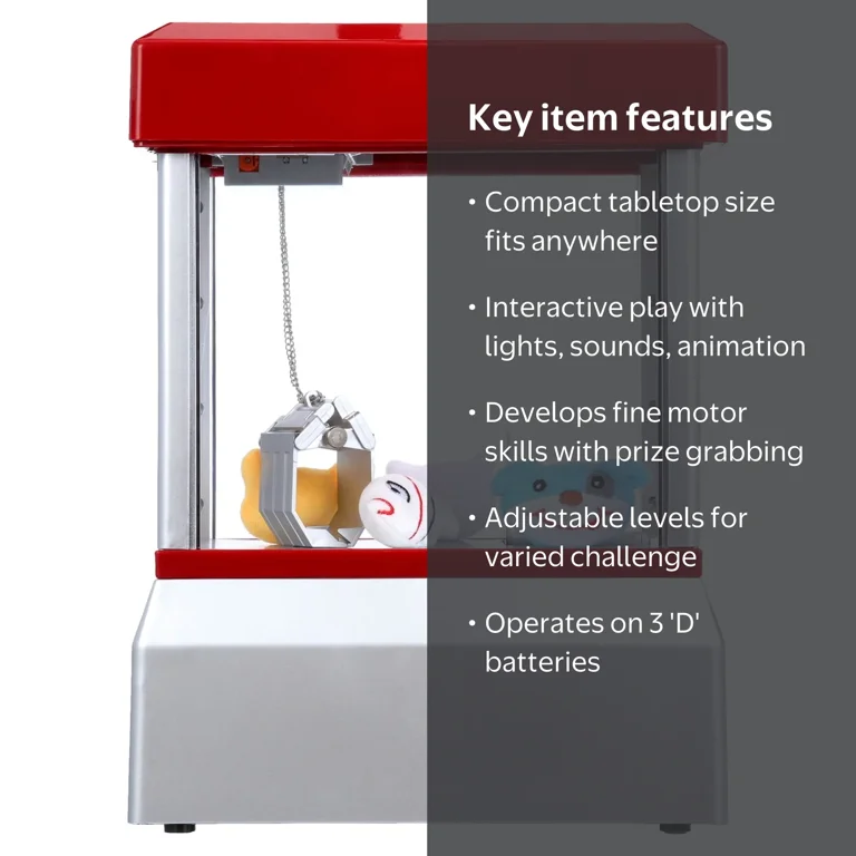 Define Essentials 5037 Claw Toy Grabber Machine With Lights