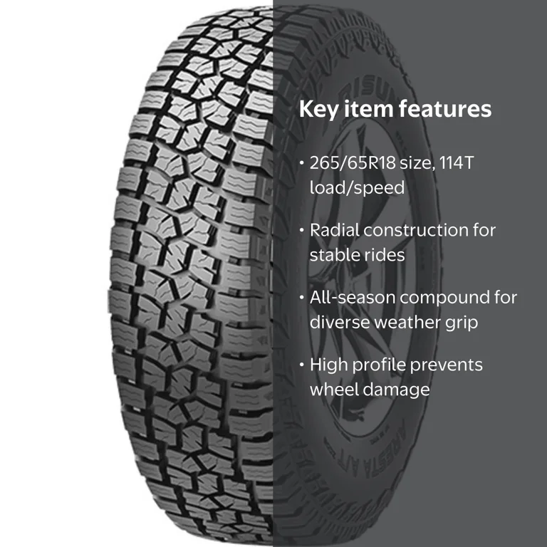 Arisun Aresta A/T ZG06 All Terrain 265/65R18 114T Light Truck Tire