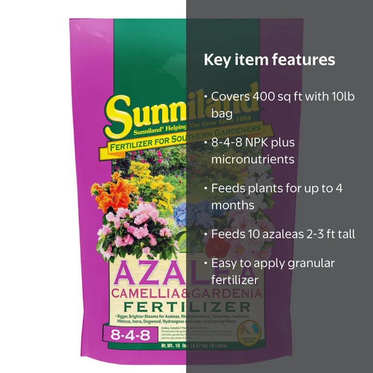Sunniland Azalea Camellia & Gardenia Fertilizer, 10 lb. - Walmart.com