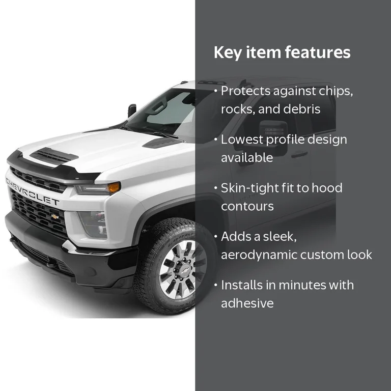 Husky Liners 2842168 Smoke Aeroskin Low Profile Hood Protector