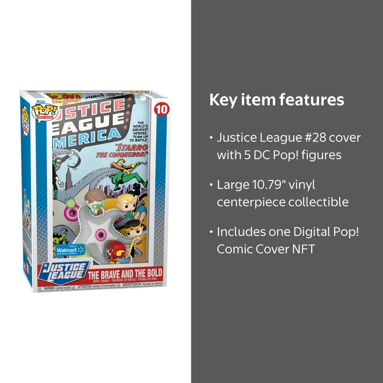 Funko Pop! Comic DC Comic Cover: Justice League - The Brave and