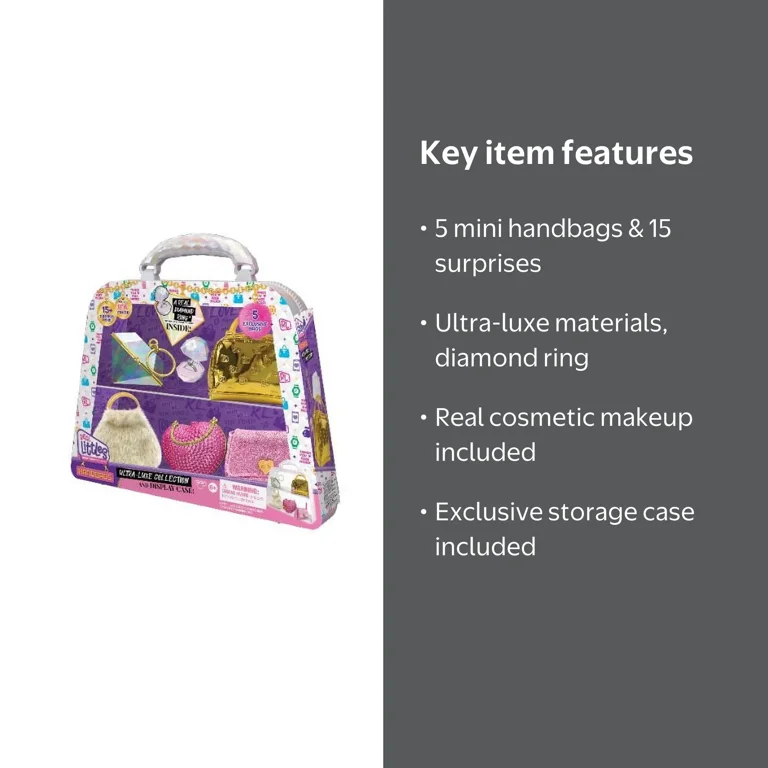 Real Littles Handbag Deluxe Collection, 5 exclusive bags, 15+
