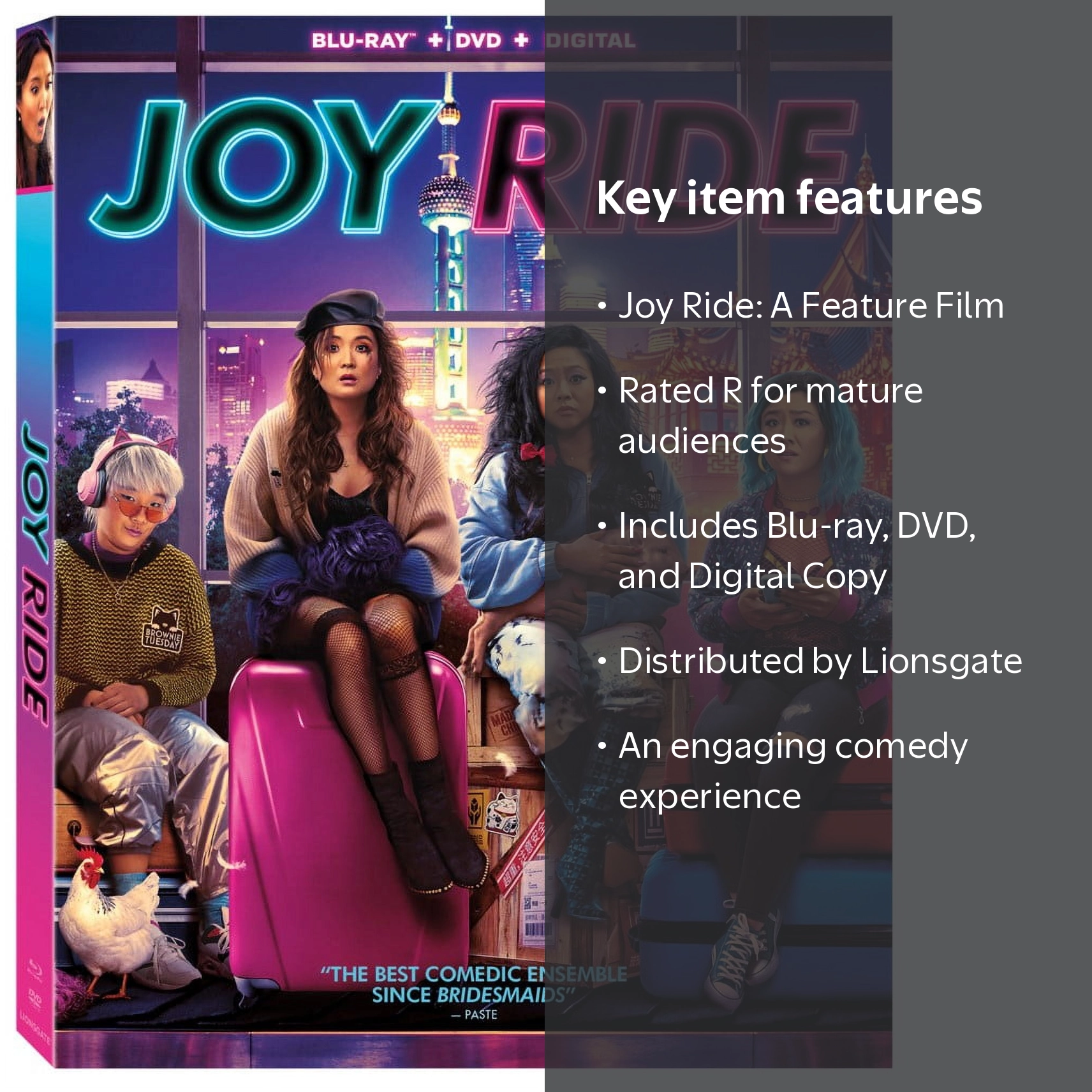 Joy Ride (Blu-ray + DVD + Digital Copy) - Walmart.com