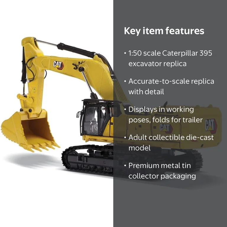 Diecast Masters, Caterpillar 395 Hydraulic Excavator, 85959