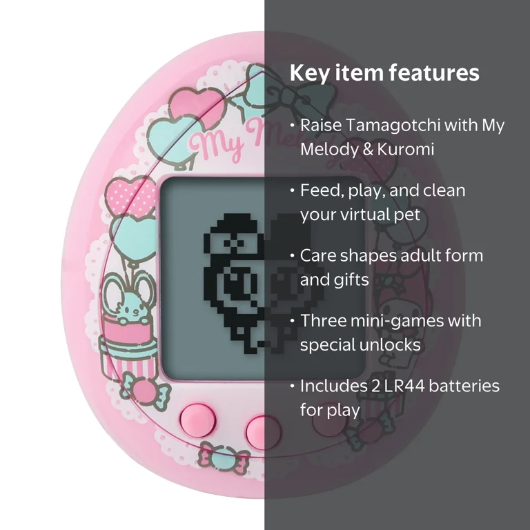Tamagotchi, Nano Virtual Pet, My Melody x Kuromi, Sanrio Character