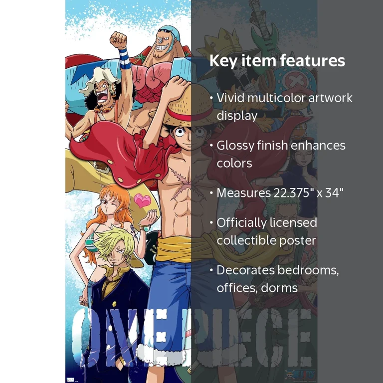 One Piece - Crew Wall Poster, 22.375