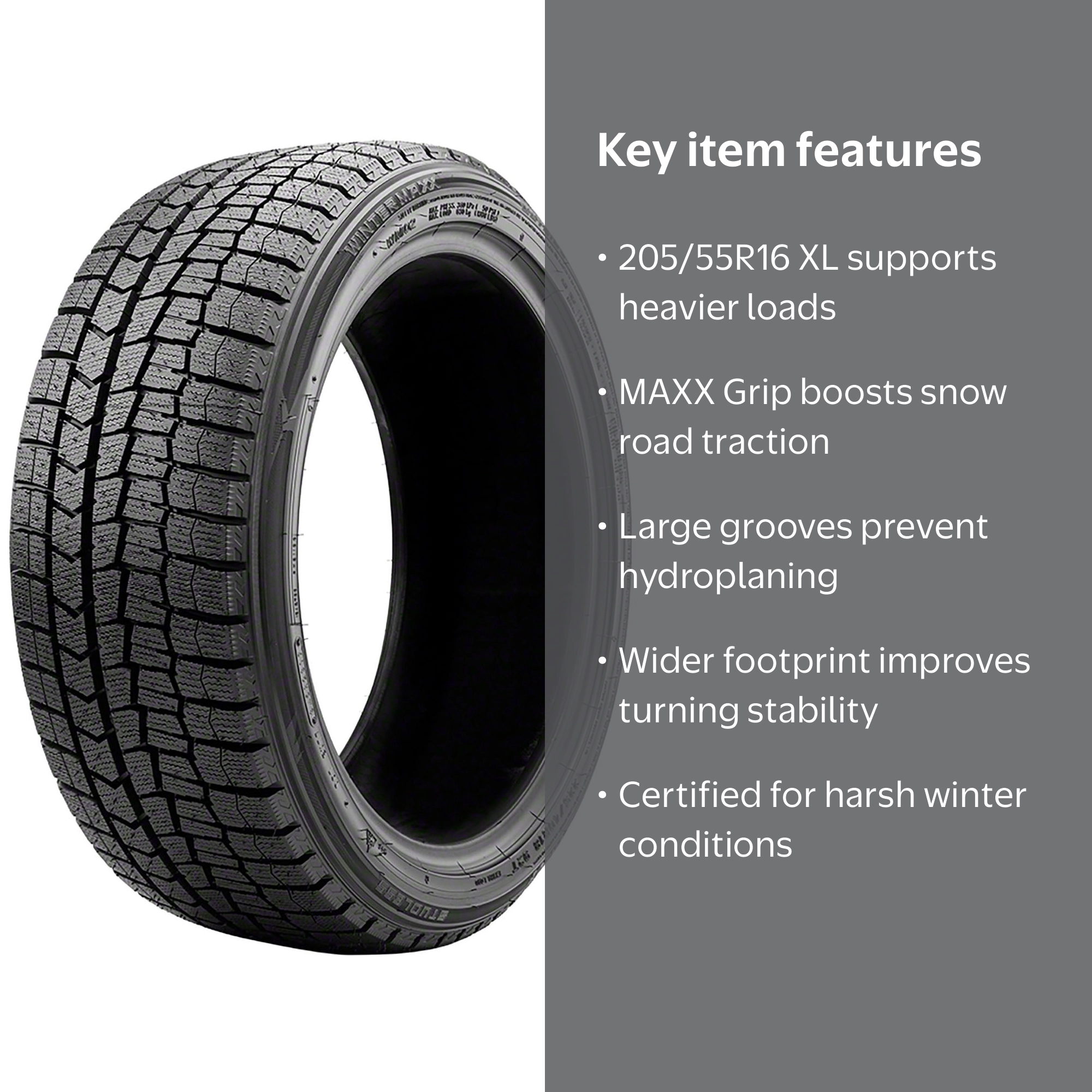 Dunlop Winter Maxx 2 Winter 205/55R16 94T XL Passenger Tire