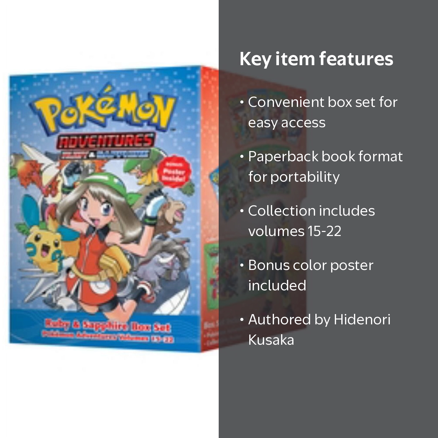 Pokémon Adventures Ruby and Sapphire Box Set: Includes Volumes 15