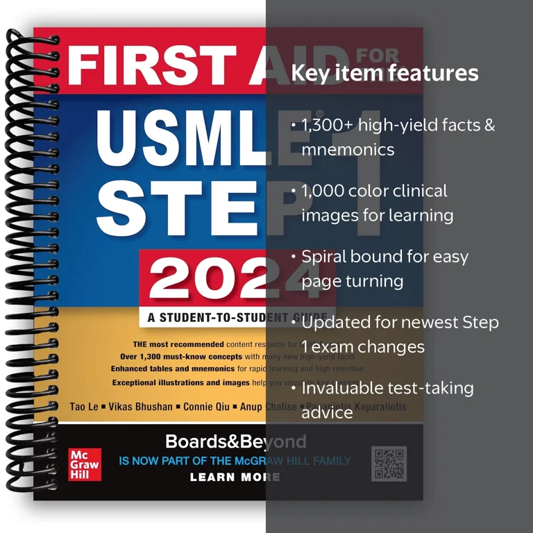 First Aid USMLE 2024 (Spiral Bound) - Walmart.com