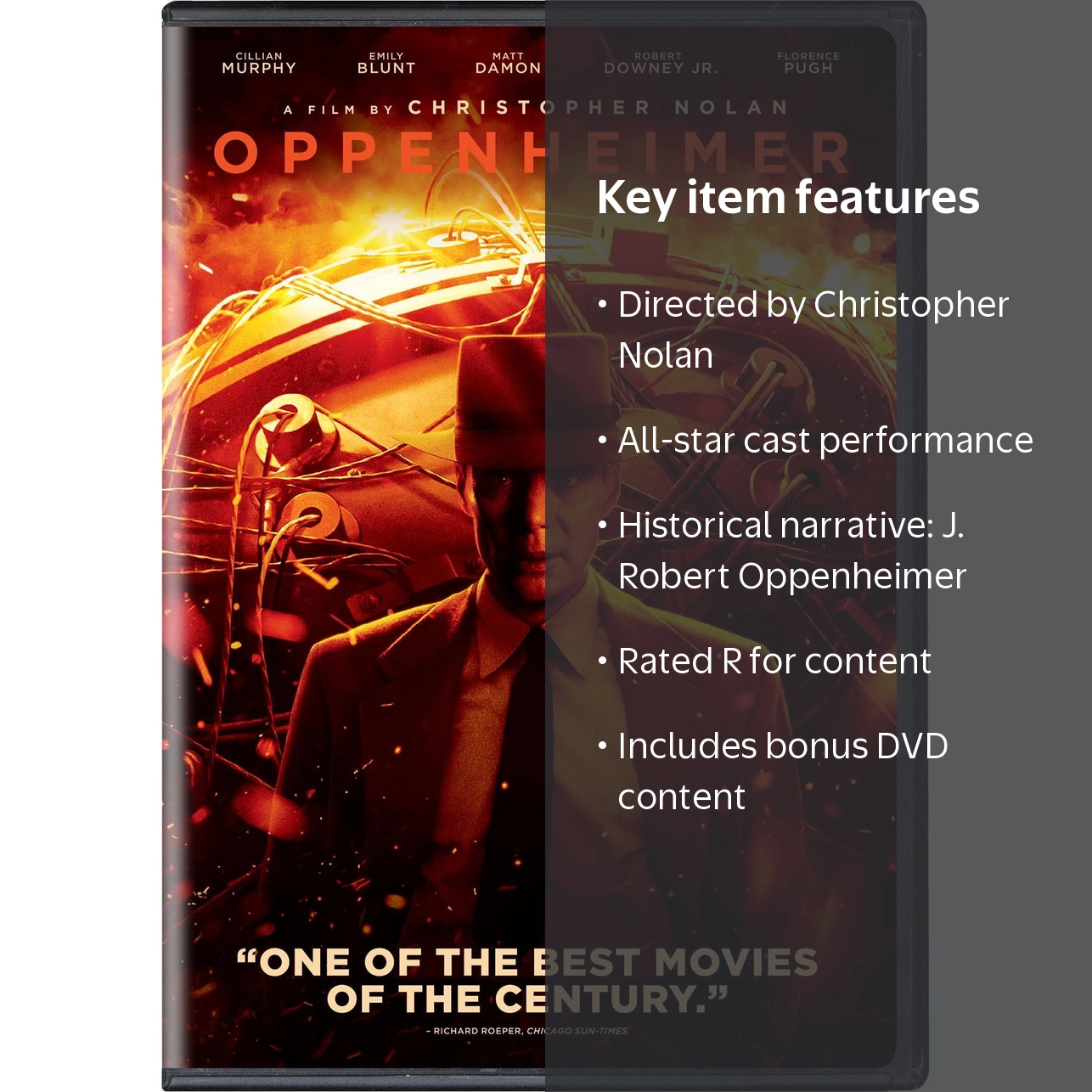 Universal Studios Oppenheimer DVD - Christopher Nolan Directed