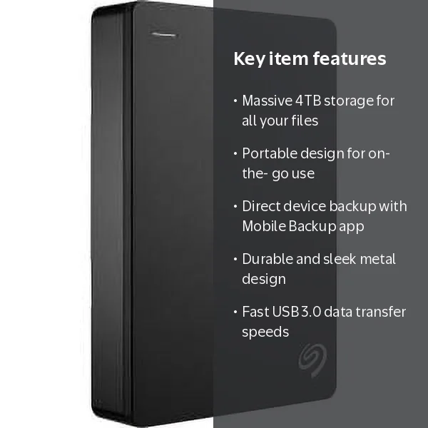 Seagate 4TB BACKUP PLUS PORTABLE DRIVE - STDR4000100 - Walmart.com Seagate 4TB BACKUP PLUS PORTABLE DRIVE - STDR4000100 - Walmart.com