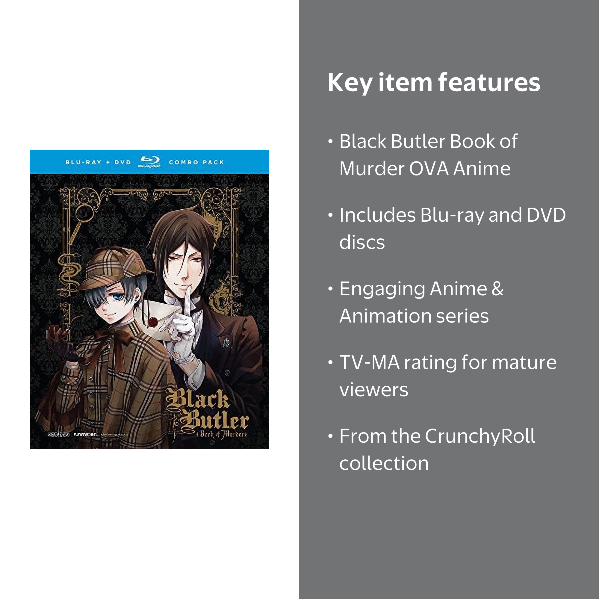 Black Butler: Book of Murder - Ovas (Blu-ray + DVD, Anime